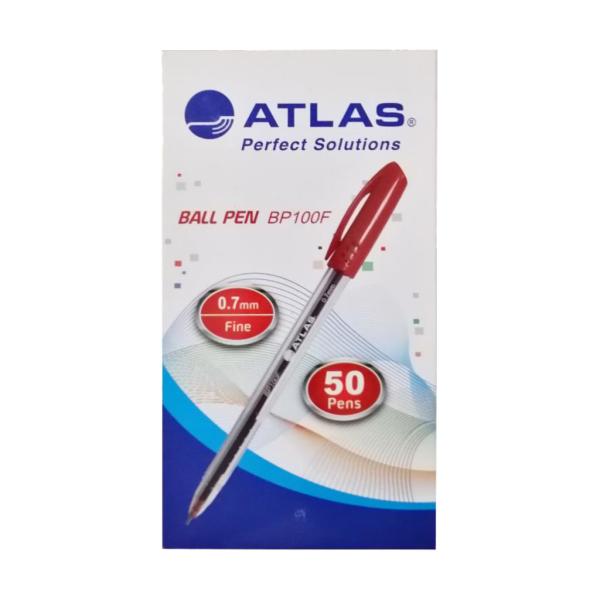 Ball Pen 0.7mm Fine BX=10 Red
