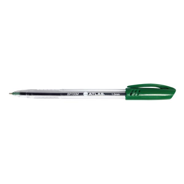 Ball Pen 1.0mm Medium BX=10 Green