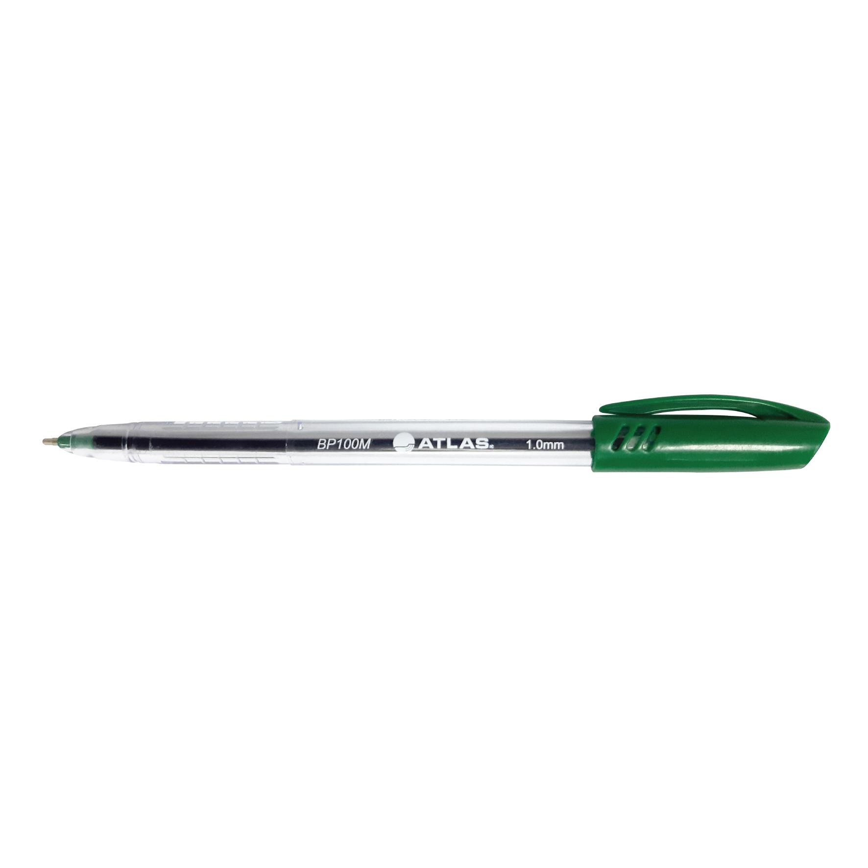 Ball Pen 1.0mm Medium BX=50 Green