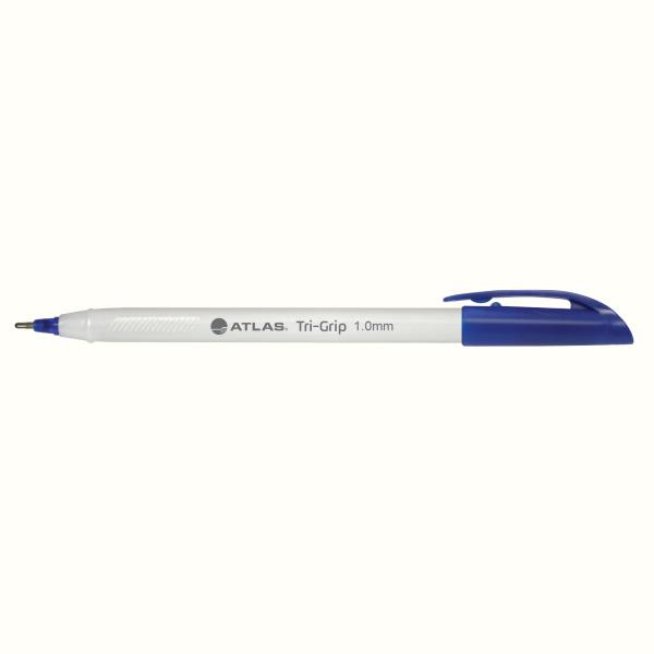 Ball Pen Tri-Grip Med 1.0mm Bx=10 Blue