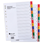 Plastic Divider A4 1-12 Bx=25