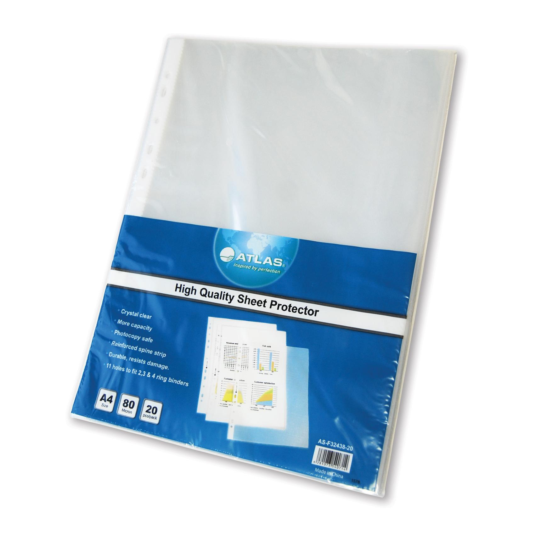 Glas Clr Pokt PP 80m A4 Bx=100