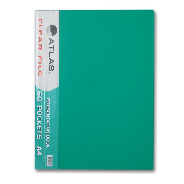 Clear File A4 60 Pocket Asst.
