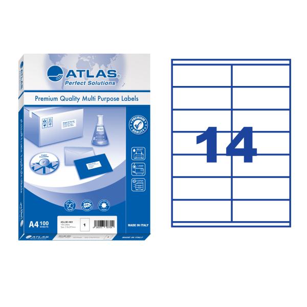 Lbl 14/105x40/ PAK=100sht