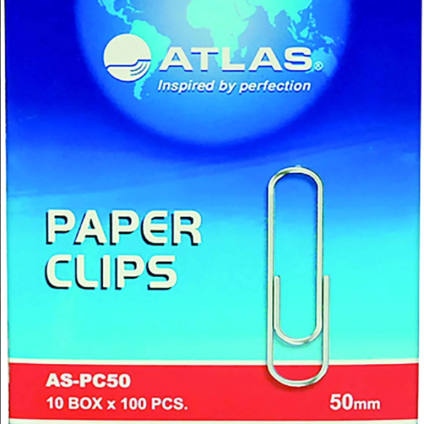 Paper Clips 50mm Box=10pkt