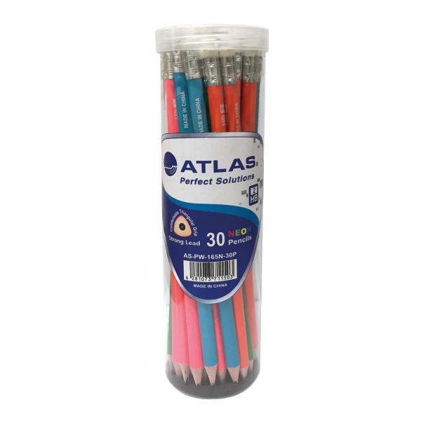 HB Pencil Neon+ER Jar=30 ASTD