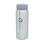 WaterBottle w Sipper Aluminium Grey 0.6L