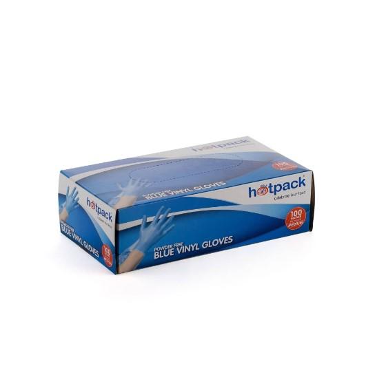 Blue Powder Free Vinyl Gloves