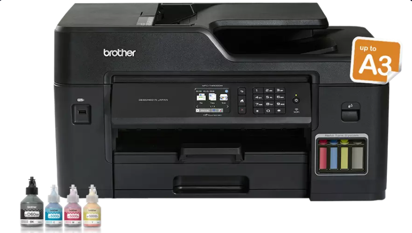 Brother A3 Ink Tank Printer, Print&Copy&Scan, Touchscreen, Black