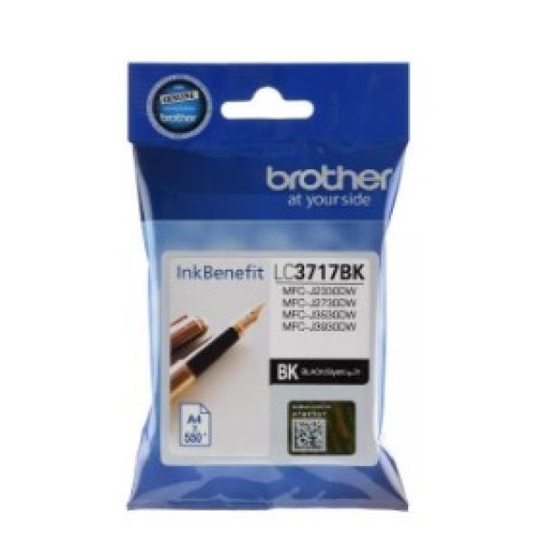 BROTHER Black Ink Cartridge For Brother Printer, yield is 550 Pages