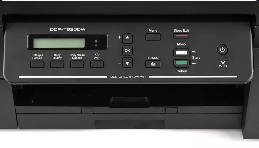 Brother DCP-T820DW 3-in-1 Wireless Colour Inkjet Printer with Refill Tank System