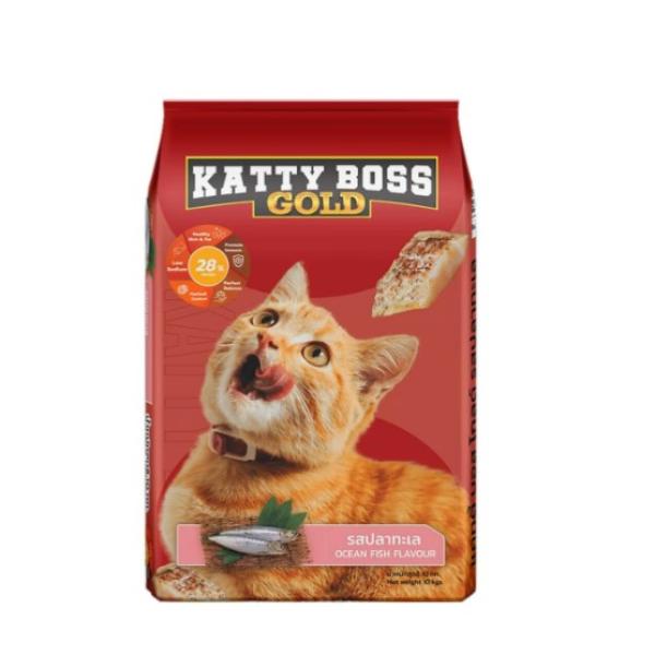 Katty Boss Gold Ocean Fish Flavour Cat Food 10 kg