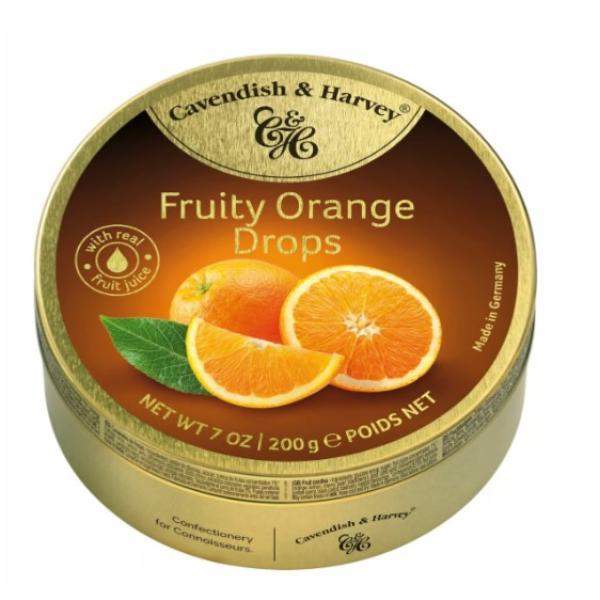 Cavendish & Harvey Orange Drop Candy 200 g