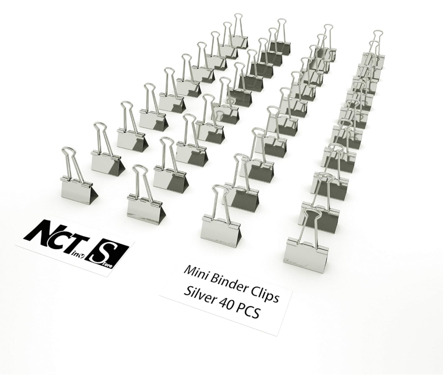 Binder clips 15mm (3/5")