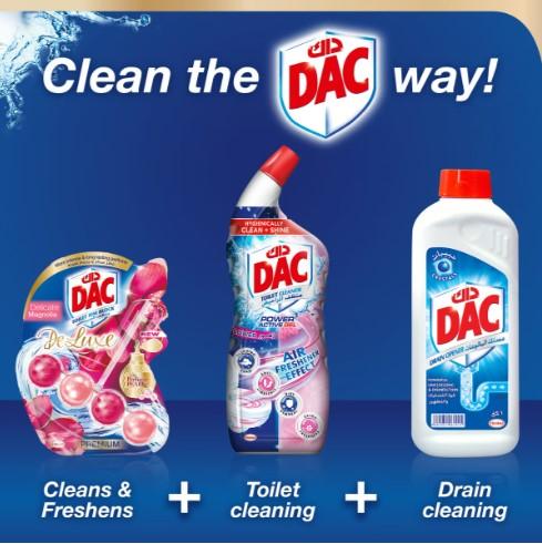 Dac Deluxe Delicate Magnolia Toilet Rim Block 50 g