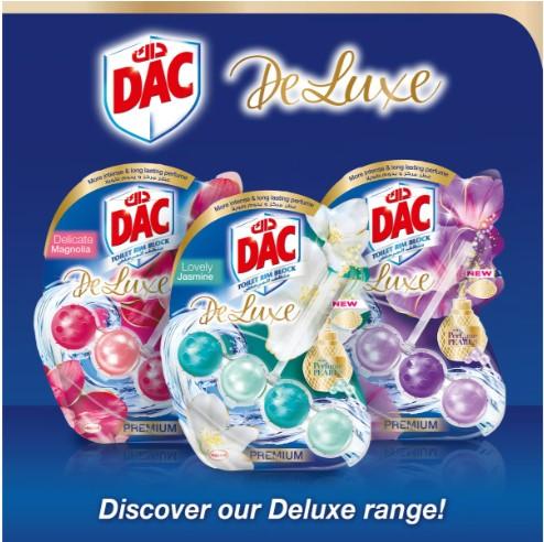 Dac Deluxe Delicate Magnolia Toilet Rim Block 50 g