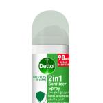 Dettol 2 In 1 Sanitizer Spray For Hands & Surfaces With Aloe Vera Extracts 90 ml