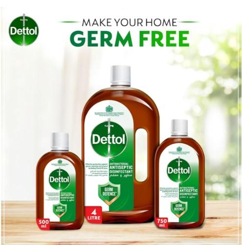 Dettol Antiseptic Disinfectant Value Pack 2 x 1 Litre