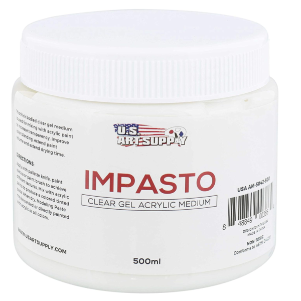 Acrylic Impasto Gel Gloss 500Ml