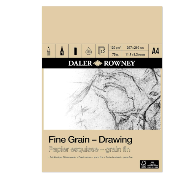 Drawing PadFine Grain A4 120g