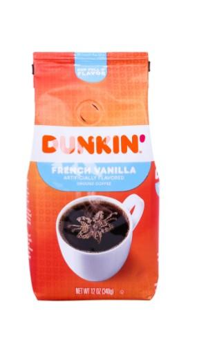 Dunkin Donuts French Vanilla Ground Coffee 340 g