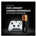 Duracell Optimum Type AA Alkaline Batteries, pack of 8