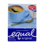 Equal Original Zero Calorie Sweetener Packets 50pcs