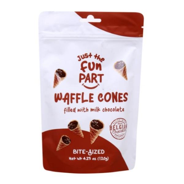 Evergreen Just The Fun Part Waffle Cones Filled With Milk Chocolate 120 g