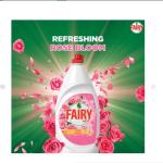 Fairy Rose Bloom Touch Of Vitamin E Dishwashing Liquid 800 ml