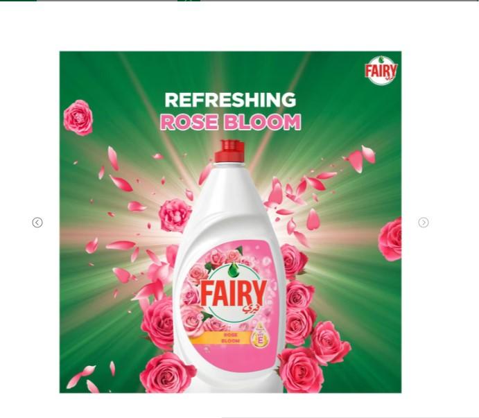 Fairy Rose Bloom Touch Of Vitamin E Dishwashing Liquid 800 ml