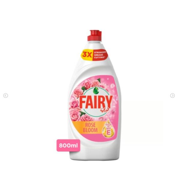 Fairy Rose Bloom Touch Of Vitamin E Dishwashing Liquid 800 ml