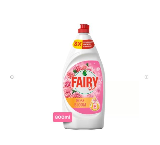 Fairy Rose Bloom Touch Of Vitamin E Dishwashing Liquid 800 ml