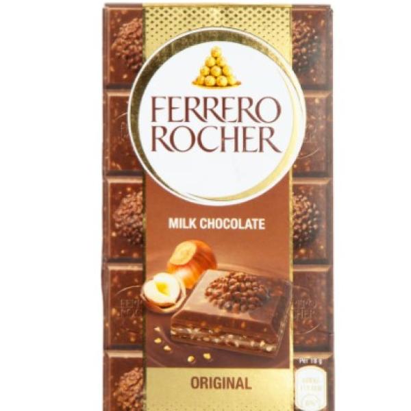 Ferrero Rocher Original Milk Chocolate Tablet 90 g