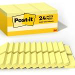 Stick Notes 1.5x2" Yellow (Pack=3pads)