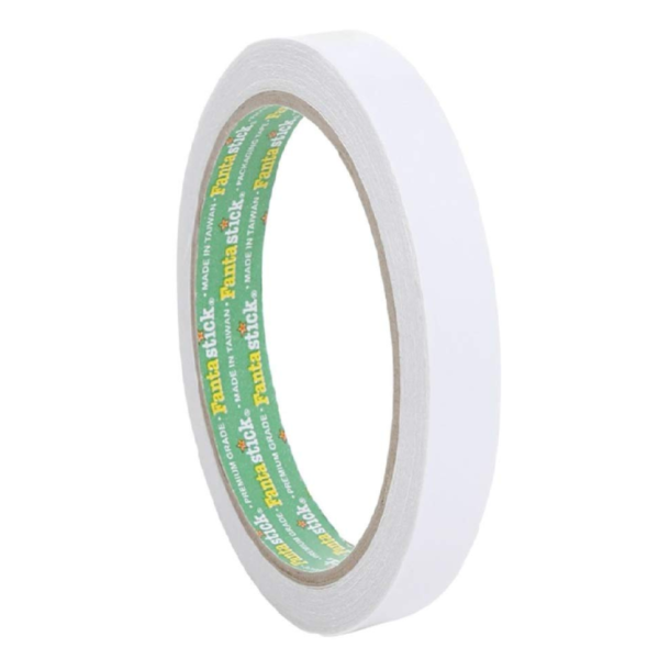 Double sided tape 1/2"x12yards Pk=12