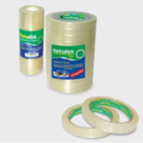 Tape 12mm x 72 Yards x 3” Pk=12rol