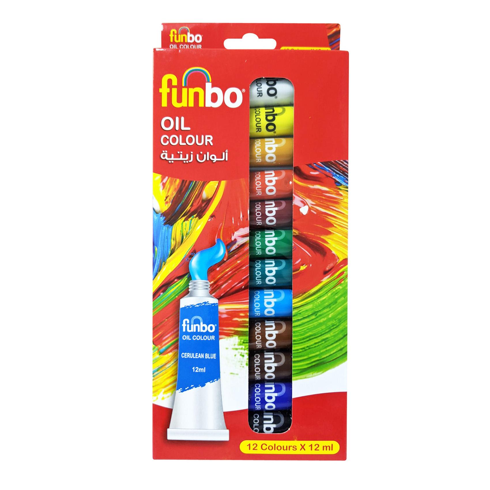 Oil Paint Set 12 col X 12ml Tubes