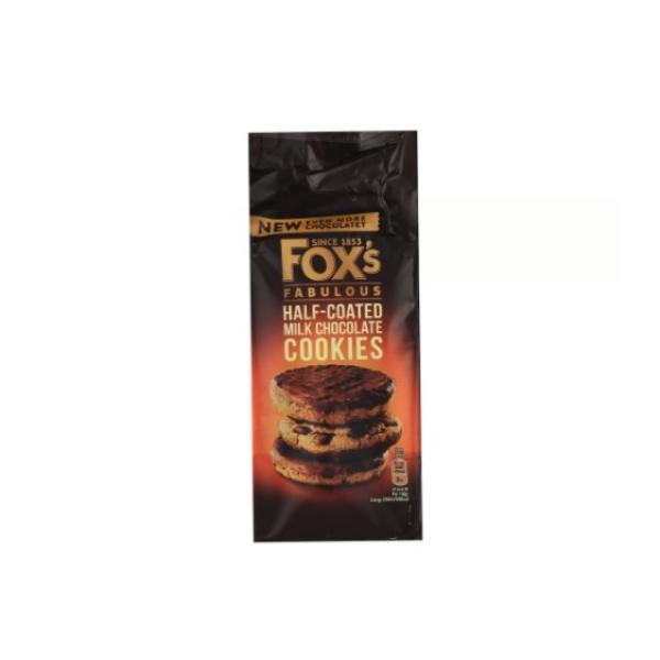 Fox's Fabulous Half-Coated Milk Chocolate Cookies 175 g