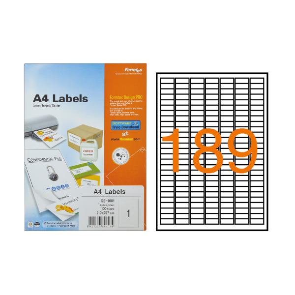 Label18900 25x10 Pkt=100sht
