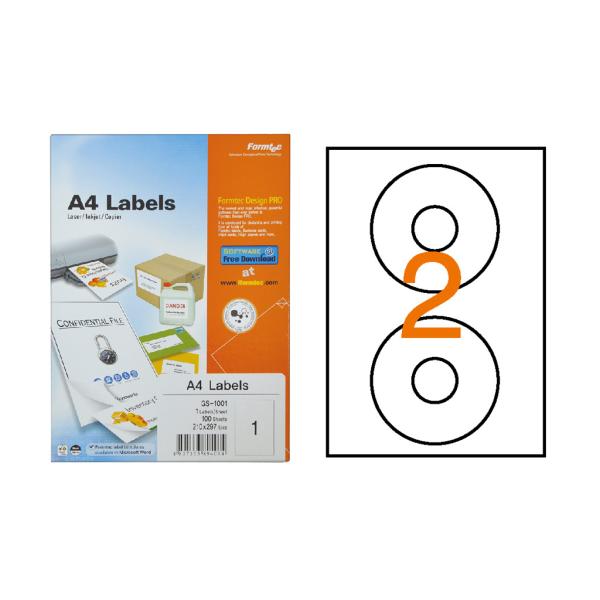 CD Label 114(41.0)mmPAK=100SHT