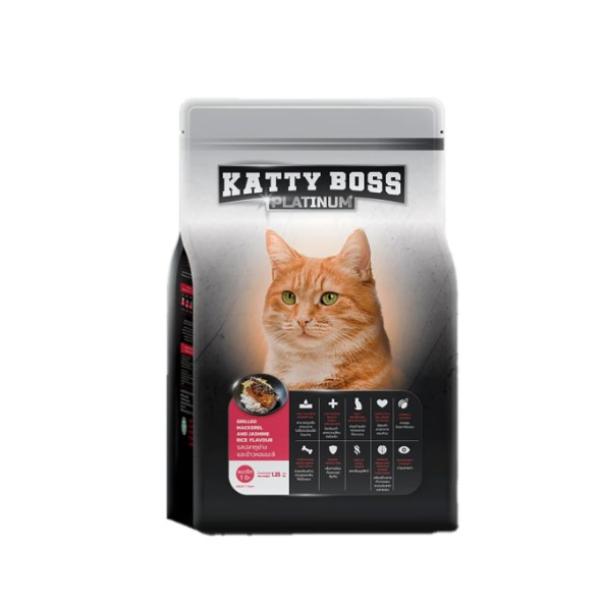 Katty Boss Platinum Grilled Mackerel & Jasmine Rice Flavour Cat Food 1.25 kg