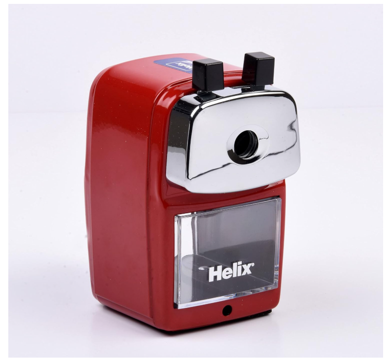 Pencil Sharpener w/clamp Red