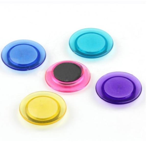 Colour Magnets 30mm Box=10bls
