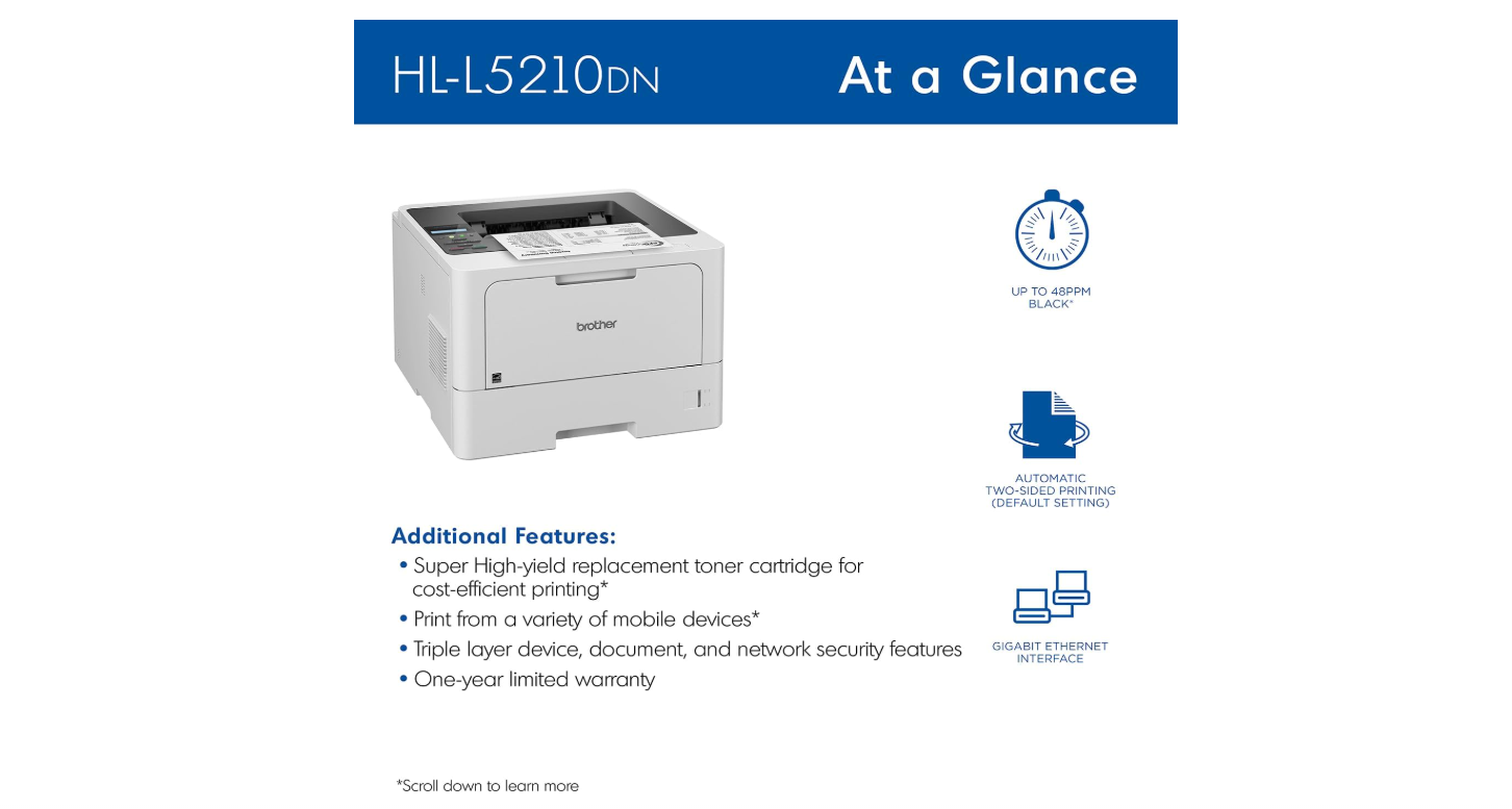 Brother PRINTER HL-L5210DN