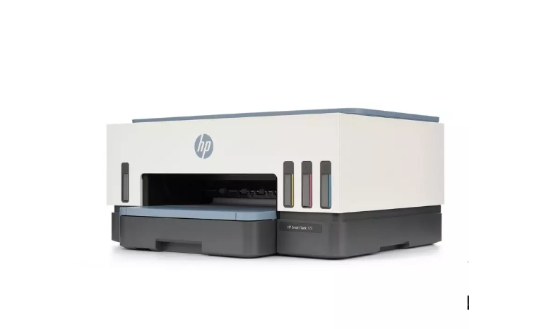 HP Smart Tank 725 All-In-One Printer, White & Blue