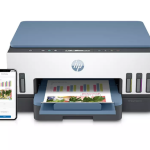 HP Smart Tank 725 All-In-One Printer, White & Blue