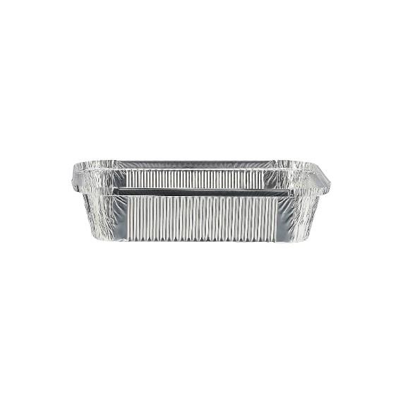 10 Pieces Aluminum Containers with Lid 83185 ( 1850 CC ) 260 x 192 x 50 Mm