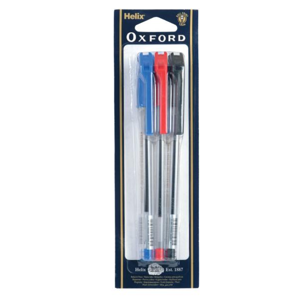 Oxford Pens BP Assorted Pak=6