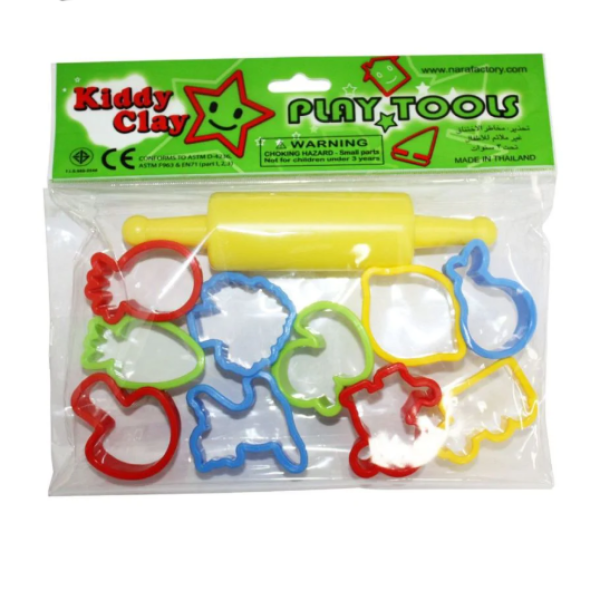 10 small Plastic Molds+1Roller