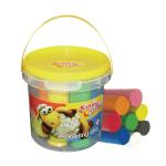 Modelling Clay 8col bkt-YW Lid